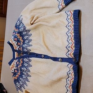 Wool Norwegian sweater, L